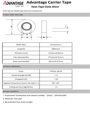 Advantage Radial Heat Tape